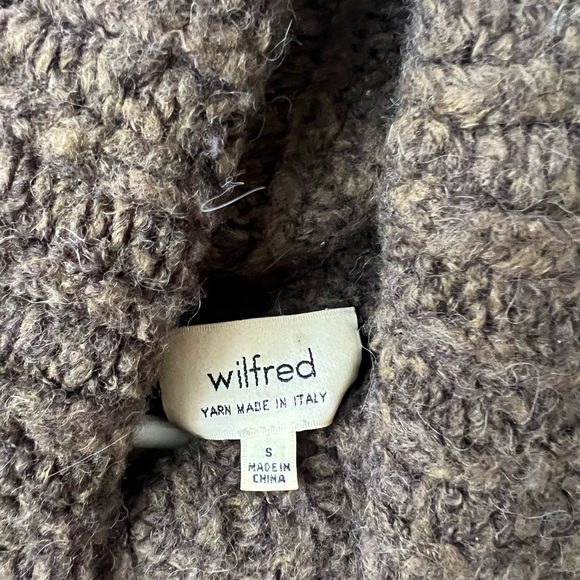 Aritzia Wilfred Chunky Knit Turtleneck/Cowl - Picture 2 of 2